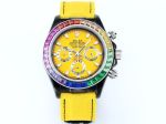 ROLEX Daytona  Stainless Steel Quartz Movement 43MM Yellow Watch